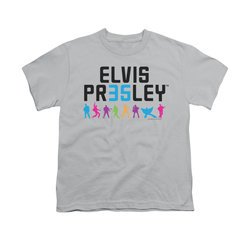 Elvis Presley Shirt Kids 35 Colorful Silver T-Shirt