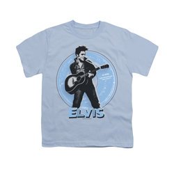 Elvis Presley Shirt Kids 45 RPM Light Blue T-Shirt