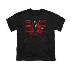 Elvis Presley Shirt Kids 69 Anime Black T-Shirt