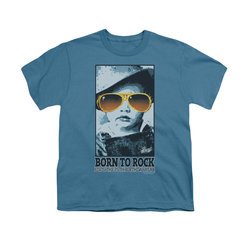 Elvis Presley Shirt Kids Born To Rock Slate T-Shirt