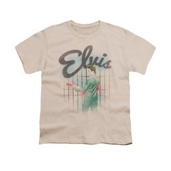 Elvis Presley Shirt Kids Colorful Cream T-Shirt