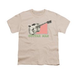 Elvis Presley Shirt Kids Guitar Man Cream T-Shirt