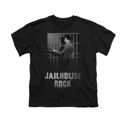 Elvis Presley Shirt Kids Jailhouse Rock Black T-Shirt