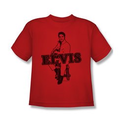 Elvis Presley Shirt Kids Jamming Red T-Shirt