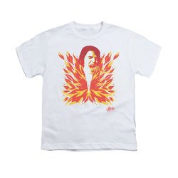 Elvis Presley Shirt Kids Latest Flame White T-Shirt