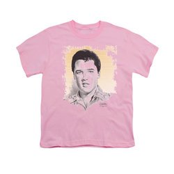 Elvis Presley Shirt Kids Matinee Idol Pink T-Shirt