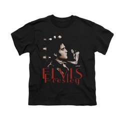 Elvis Presley Shirt Kids Memories Black T-Shirt