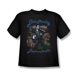 Elvis Presley Shirt Kids Memphis Black T-Shirt