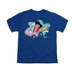 Elvis Presley Shirt Kids Speedway Royal Blue T-Shirt