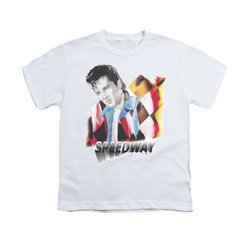 Elvis Presley Shirt Kids Speedway White T-Shirt