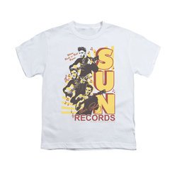 Elvis Presley Shirt Kids Sun Records Soundtrack White T-Shirt
