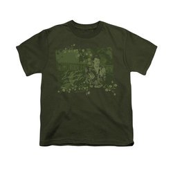 Elvis Presley Shirt Kids That 70's Military Green T-Shirt