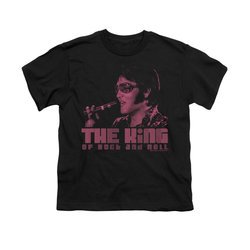 Elvis Presley Shirt Kids The King Black T-Shirt