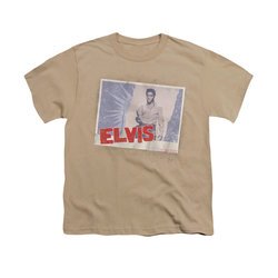 Elvis Presley Shirt Kids Tough Guy Poster Sand T-Shirt