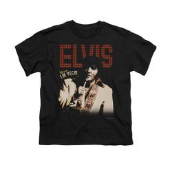 Elvis Presley Shirt Kids Viva Star Black T-Shirt