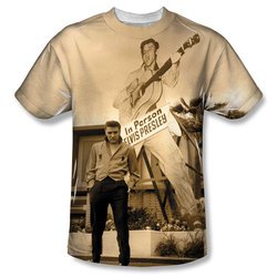 Elvis Presley Shirt Larger Than Life Sublimation Shirt