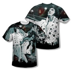 Elvis Presley Shirt Now Playing Sublimation Shirt Front/Back Print