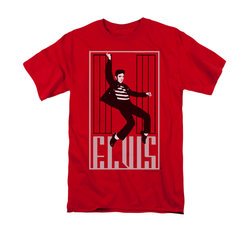 Elvis Presley Shirt One Jailhouse Red T-Shirt