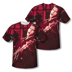 Elvis Presley Shirt Scratched 68 Sublimation Shirt Front/Back Print