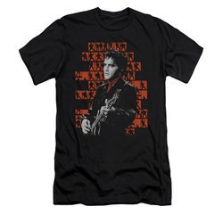 Elvis Presley Shirt Slim Fit 1968 Black T-Shirt