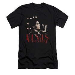 Elvis Presley Shirt Slim Fit Memories Black T-Shirt