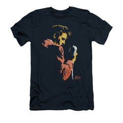 Elvis Presley Shirt Slim Fit Quick Paint Navy T-Shirt