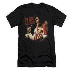Elvis Presley Shirt Slim Fit Soulful Black T-Shirt