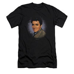 Elvis Presley Shirt Slim Fit Starlite Black T-Shirt