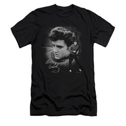 Elvis Presley Shirt Slim Fit Sweater Black T-Shirt