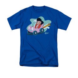 Elvis Presley Shirt Speedway Royal Blue T-Shirt