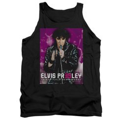 Elvis Presley Shirt Tank Top 35 Leather Black Tanktop
