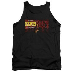 Elvis Presley Shirt Tank Top From Memphis Black Tanktop