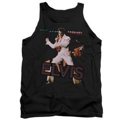 Elvis Presley Shirt Tank Top Hit The Lights Black Tanktop