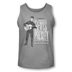 Elvis Presley Shirt Tank Top In Person Athletic Heather Tanktop