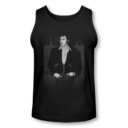 Elvis Presley Shirt Tank Top Just Cool Black Tanktop