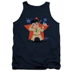 Elvis Presley Shirt Tank Top Lil GI Navy Tanktop