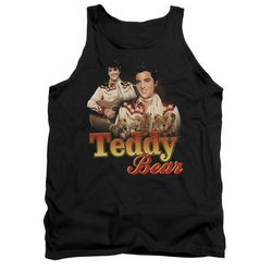 Elvis Presley Shirt Tank Top Teddy Bears Black Tanktop