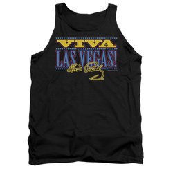 Elvis Presley Shirt Tank Top Viva Las Vegas Black Tanktop