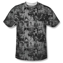 Elvis Presley Shirt TCB Crowd Sublimation Shirt