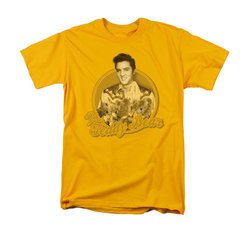 Elvis Presley Shirt Teddy Bear Gold T-Shirt
