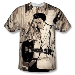 Elvis Presley Shirt The Guitarman Sublimation Shirt
