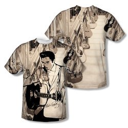 Elvis Presley Shirt The Guitarman Sublimation Shirt Front/Back Print