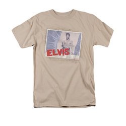 Elvis Presley Shirt Tough Guy Poster Sand T-Shirt