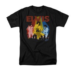 Elvis Presley Shirt Vegas Remembered Black T-Shirt