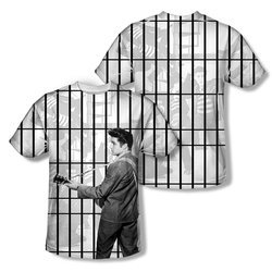 Elvis Presley Shirt Whole Cell Block Sublimation Shirt Front/Back Print