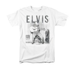 Elvis Presley Shirt With The Band White T-Shirt