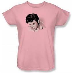 Elvis Shirt - Looking Down - Pink