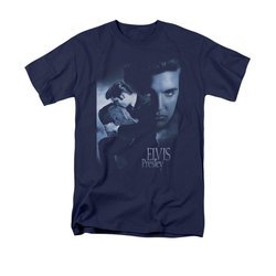 Elvis T-shirt - Reverent Classic Rock - Navy