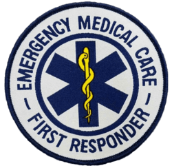 Click to get EMS First Responder Iron On Applique Embroidery Patch