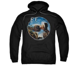 Click to get ET Shirts  Extra Terrestrial Hoodie Sweatshirt Gertie Kisses Black Adult Hoody Sweat Shirt